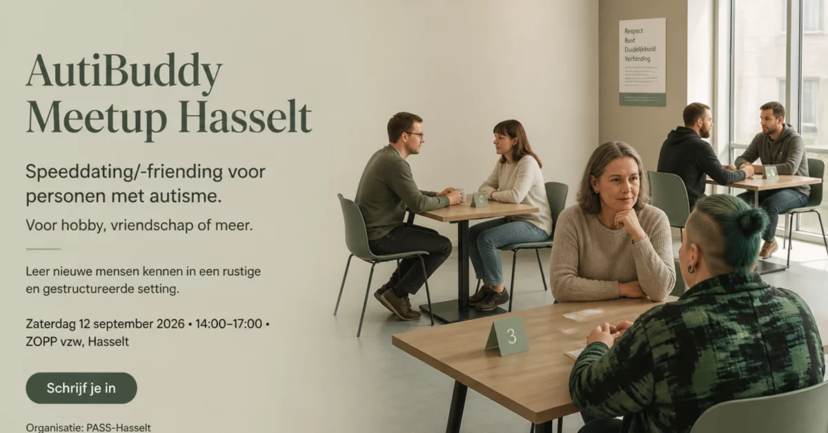 AutiBuddy Meetup Hasselt - september 2026